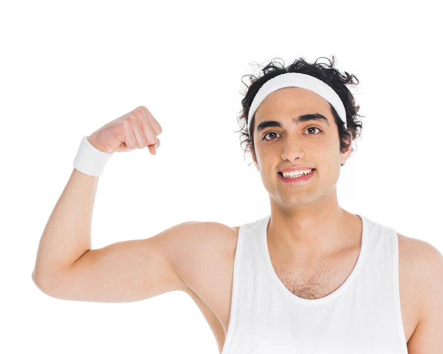 man regained muscle after exercising again